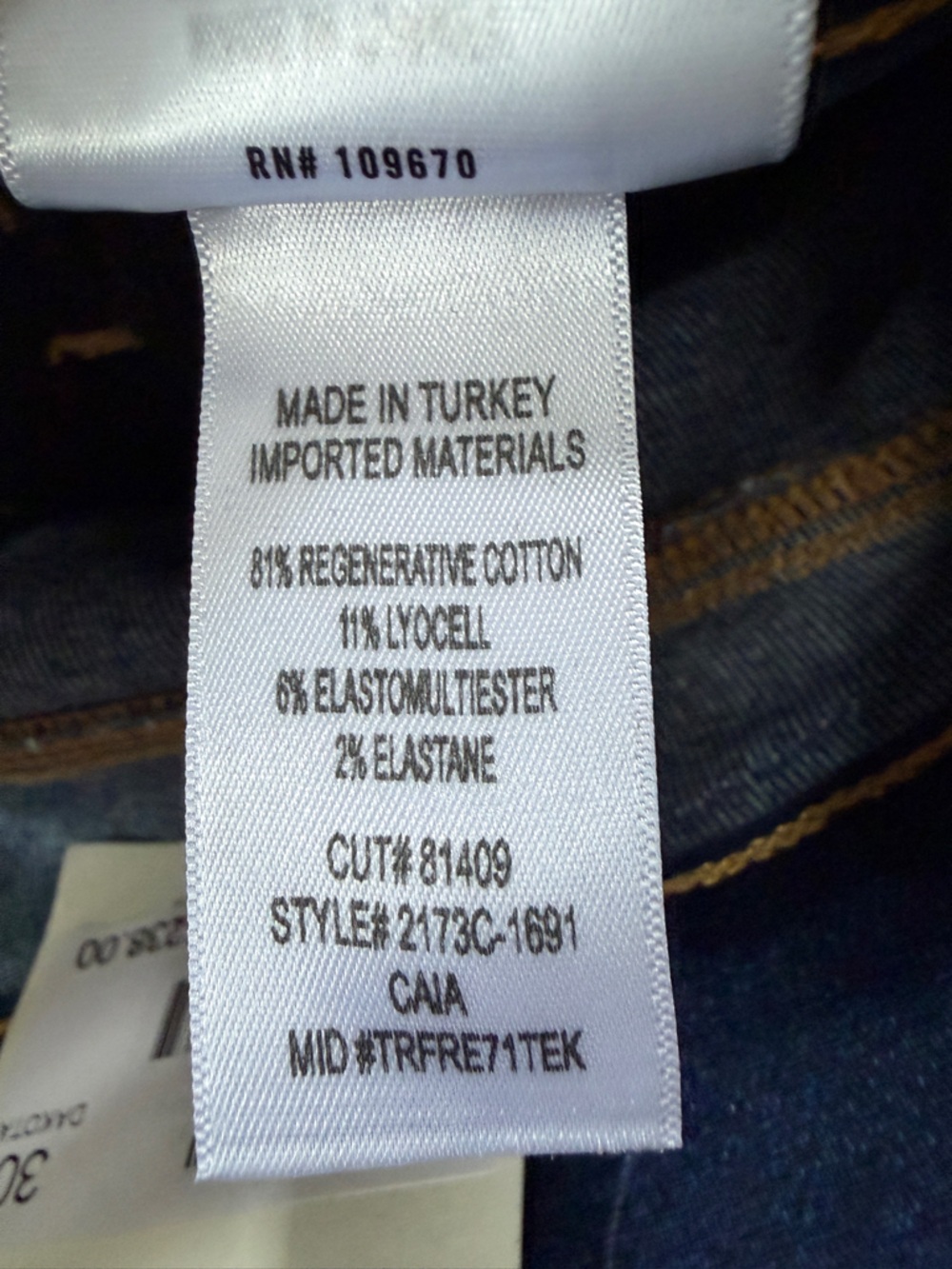 Citizens Of Humanity Caia High Rise Straight Jeans size 30 - Picture 9 of 9